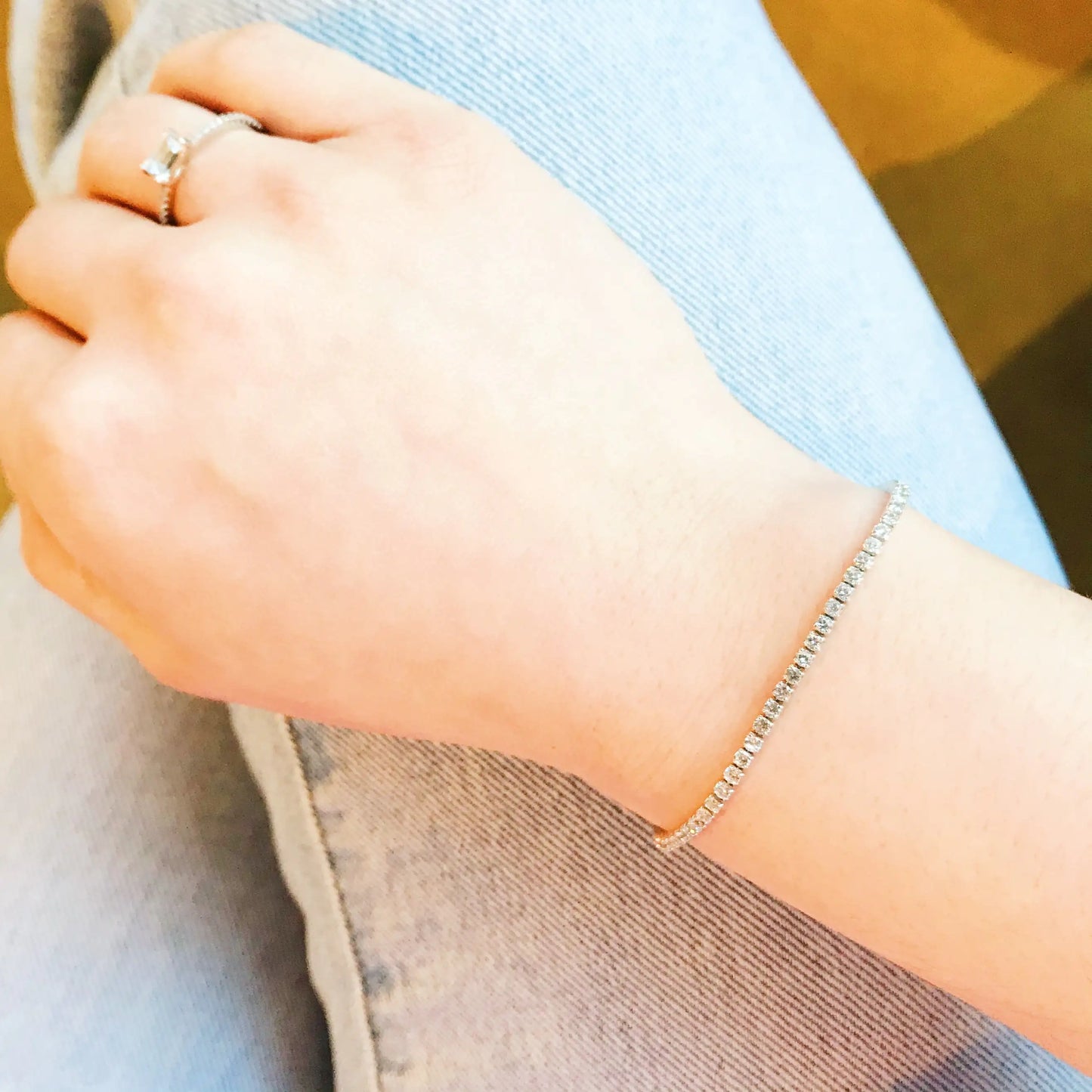 Elena Sterling Silver Tennis Bracelet