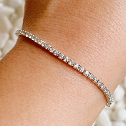 Elena Sterling Silver Tennis Bracelet