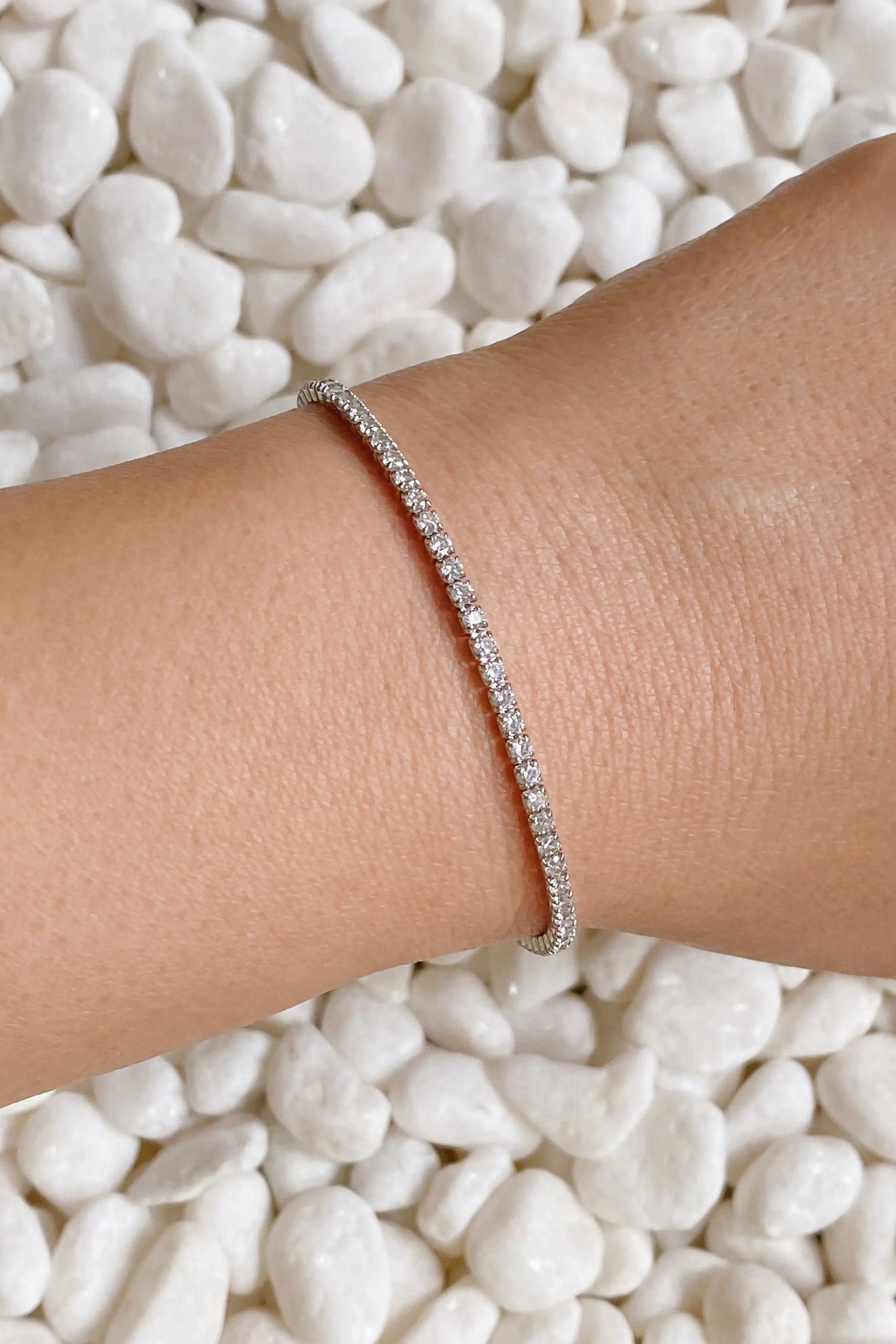 Elena Sterling Silver Tennis Bracelet