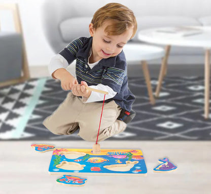 Wooden Magnetic Fishing Toy