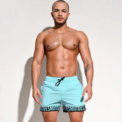 Men's Loose Beach Sports Swim Trunks