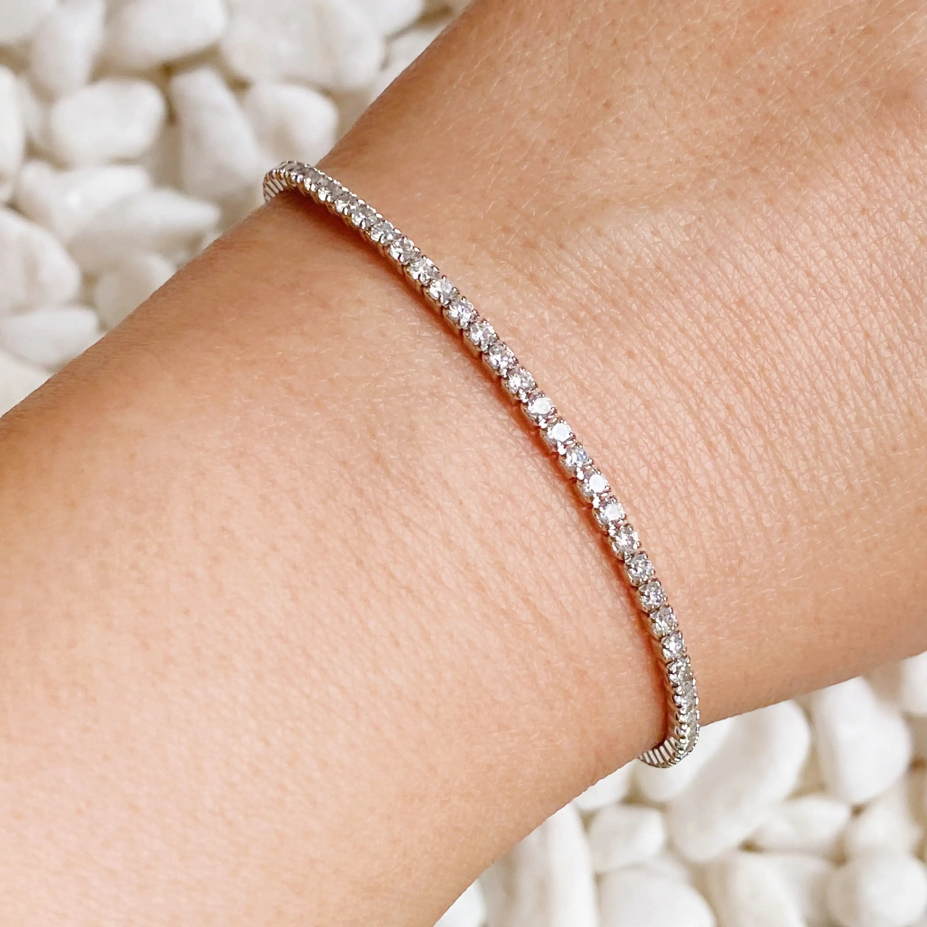 Elena Sterling Silver Tennis Bracelet