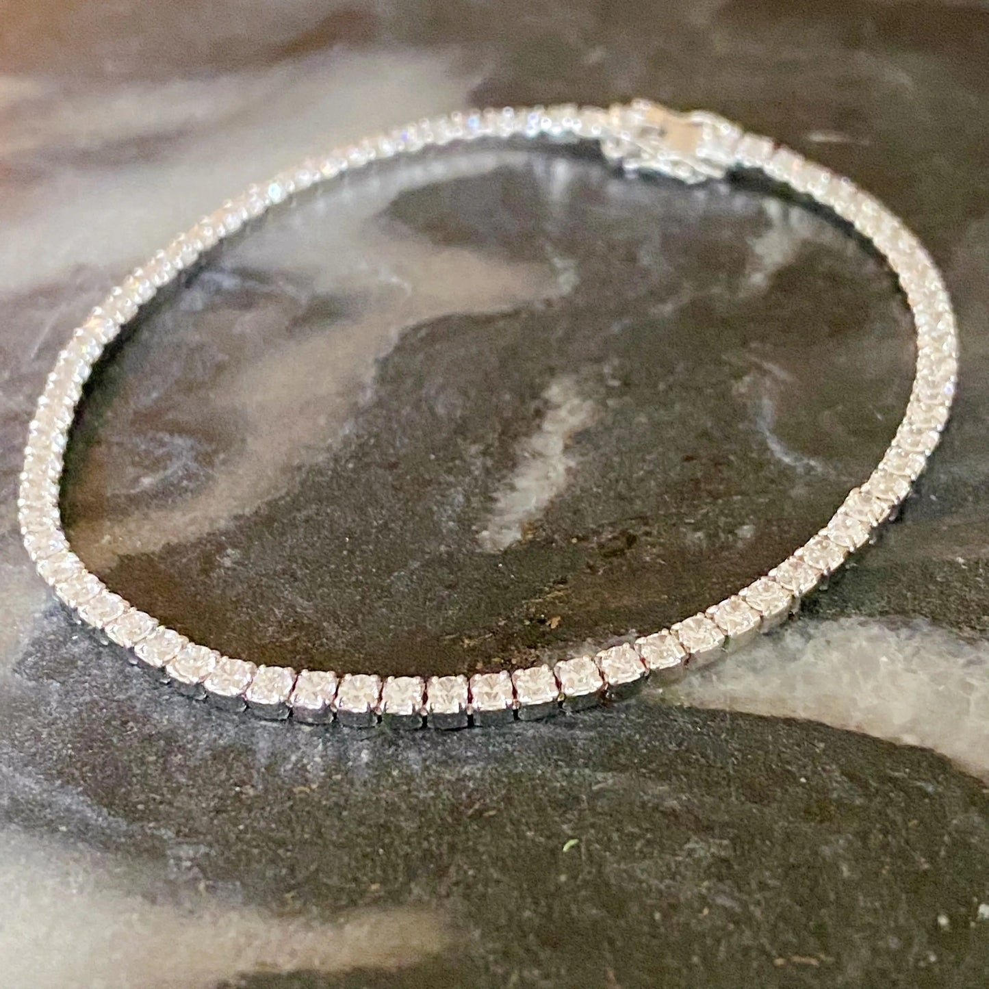 Elena Sterling Silver Tennis Bracelet