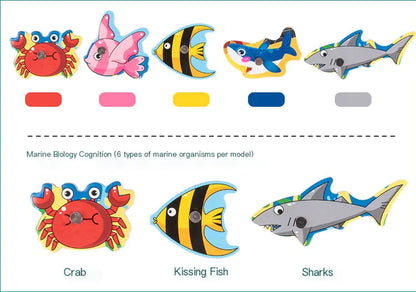 Wooden Magnetic Fishing Toy