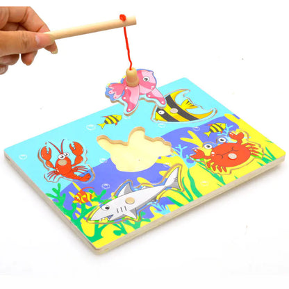 Wooden Magnetic Fishing Toy